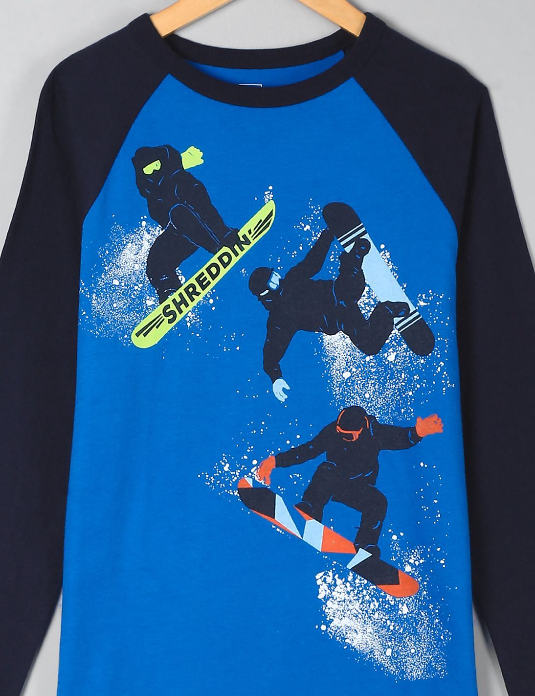 ★TIMCOMIX★ Eight Ball Crayon Raglan Long Sleeve Blue Buy GAP Boys Blue Graphic Long Sleeve Baseball Tee - NNNOW.com