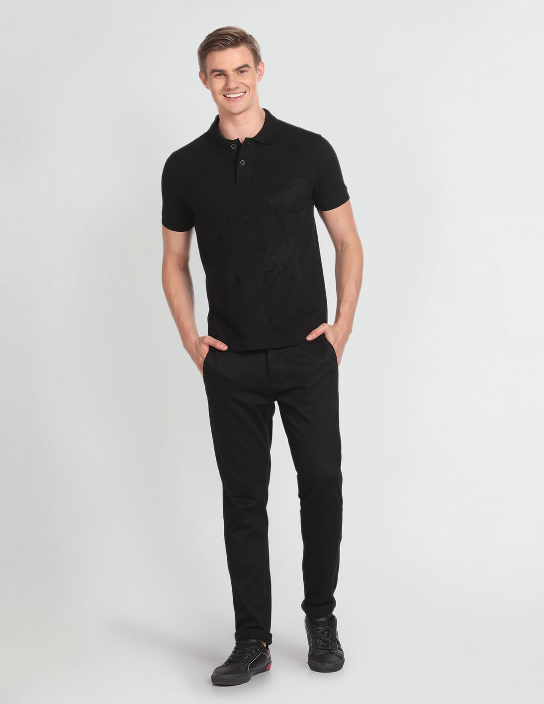 Buy U.S. Polo Assn. Denim Co. Brand Print Pique Polo Shirt