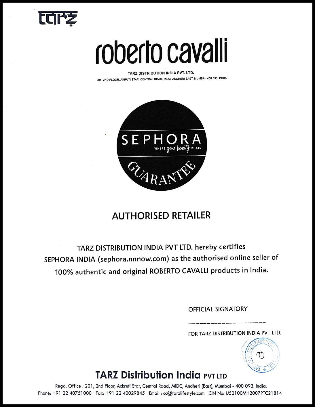 roberto cavalli paradiso azzurro sephora