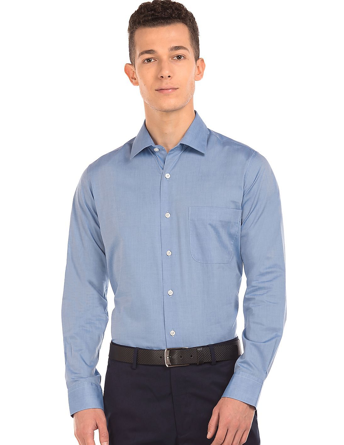 Buy Arrow French Placket Regular Fit Shirt - NNNOW.com