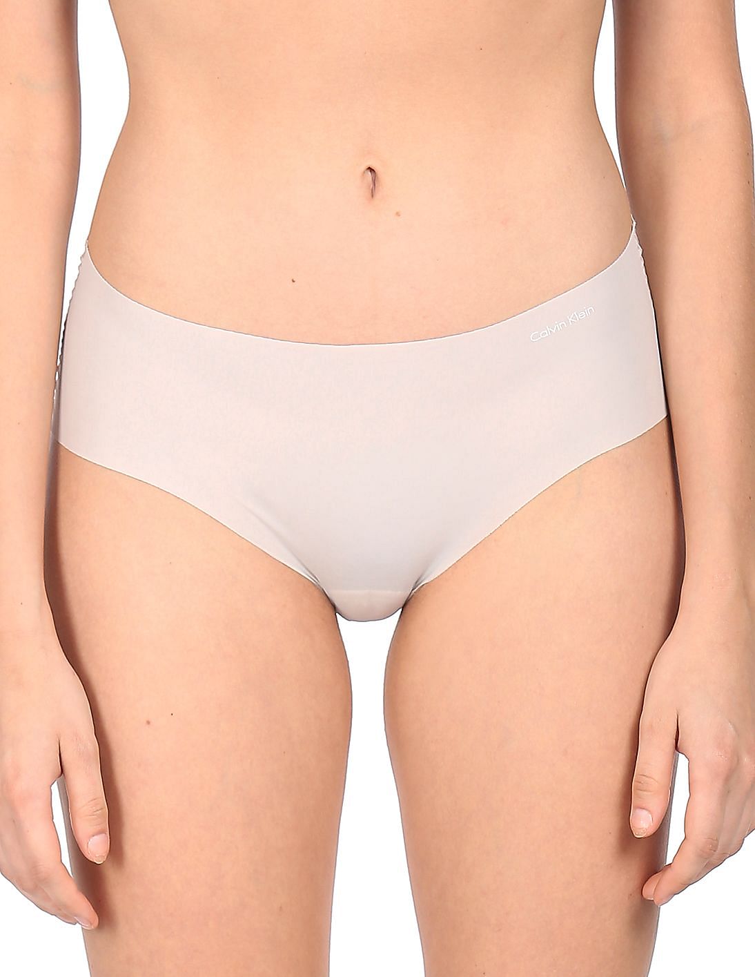 Buy Calvin Klein Underwear Women Beige Mid Rise Solid Hipster