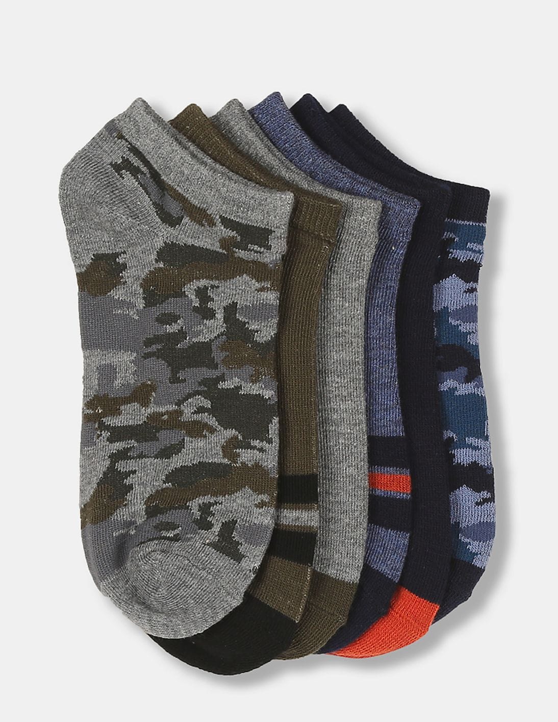Buy The Children's Place Boys Boys Assorted Sporty Camo Ankle Socks 6