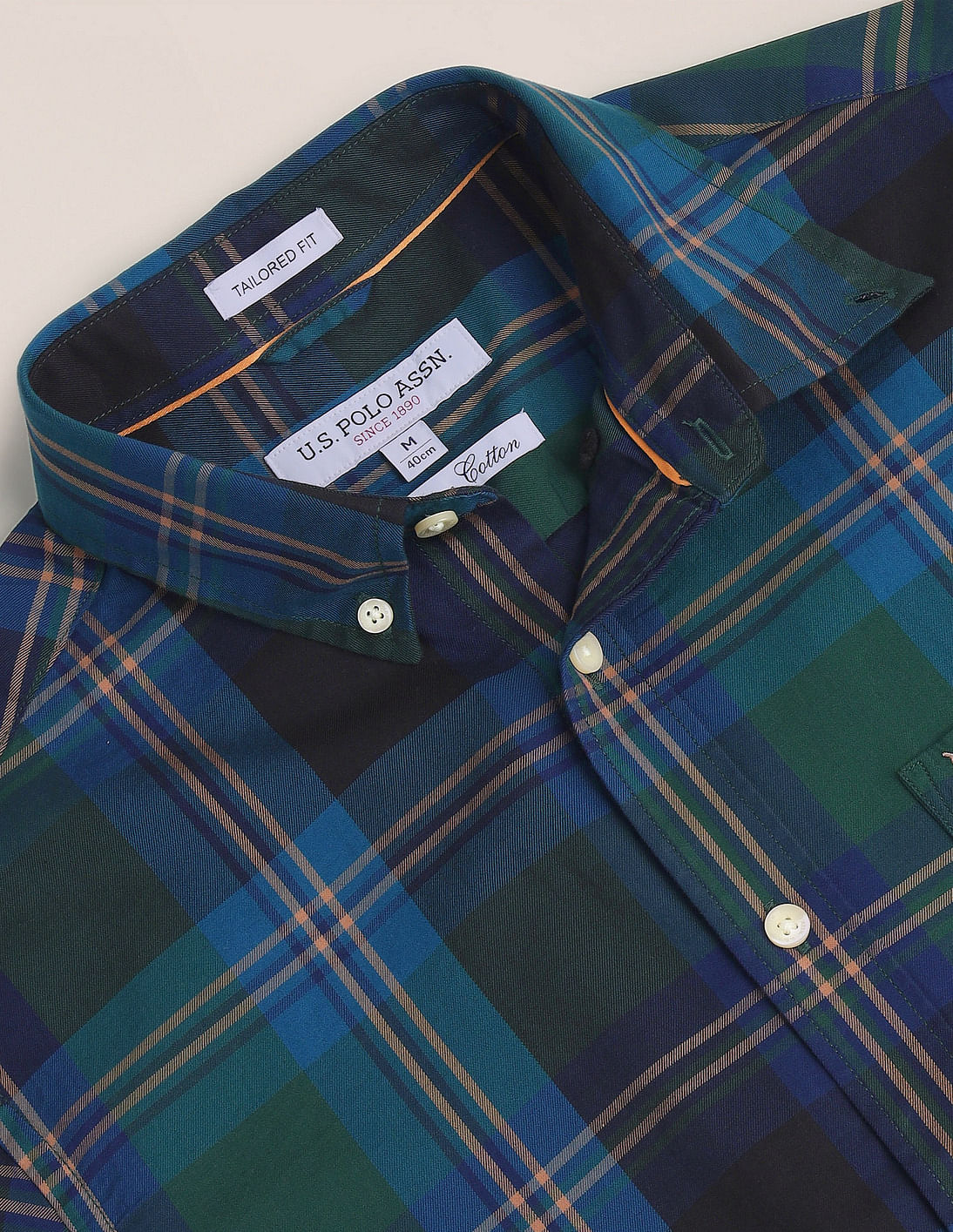 Buy U.S. Polo Assn. Button Down Collar Check Shirt - NNNOW.com