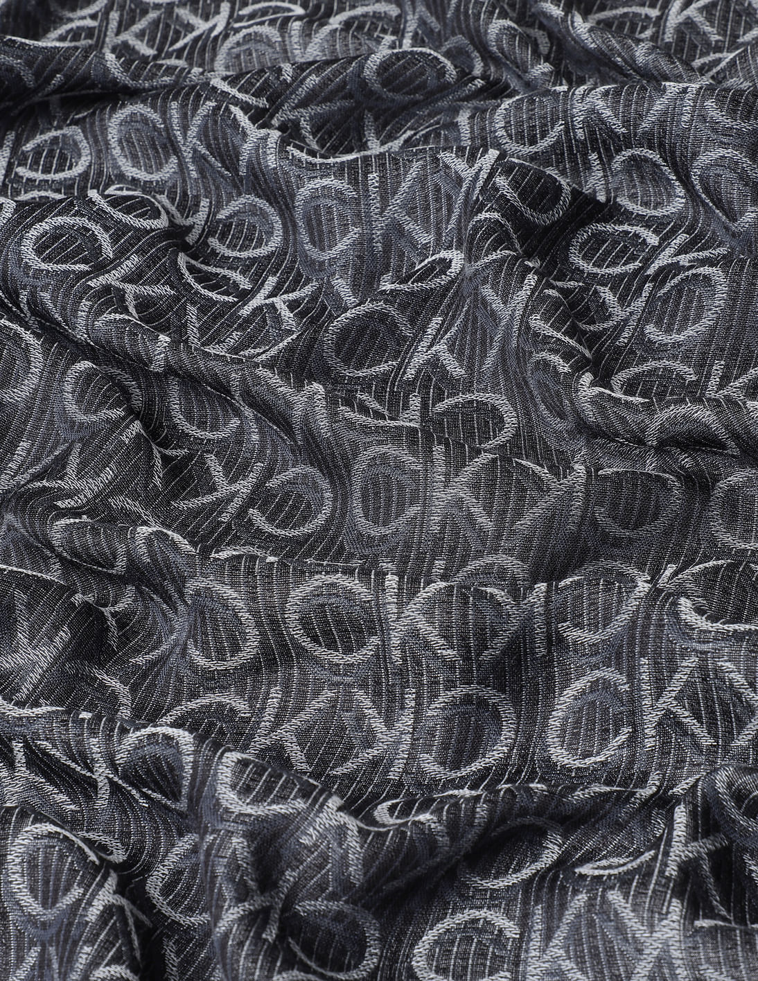 Buy Calvin Klein Men Monogram Jacquard Scarf - NNNOW.com