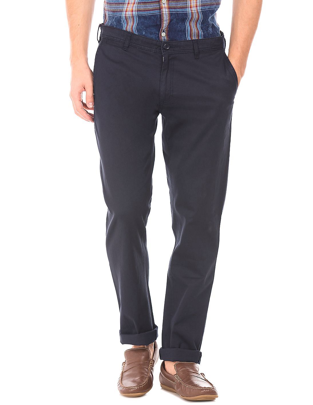 flat front trousers