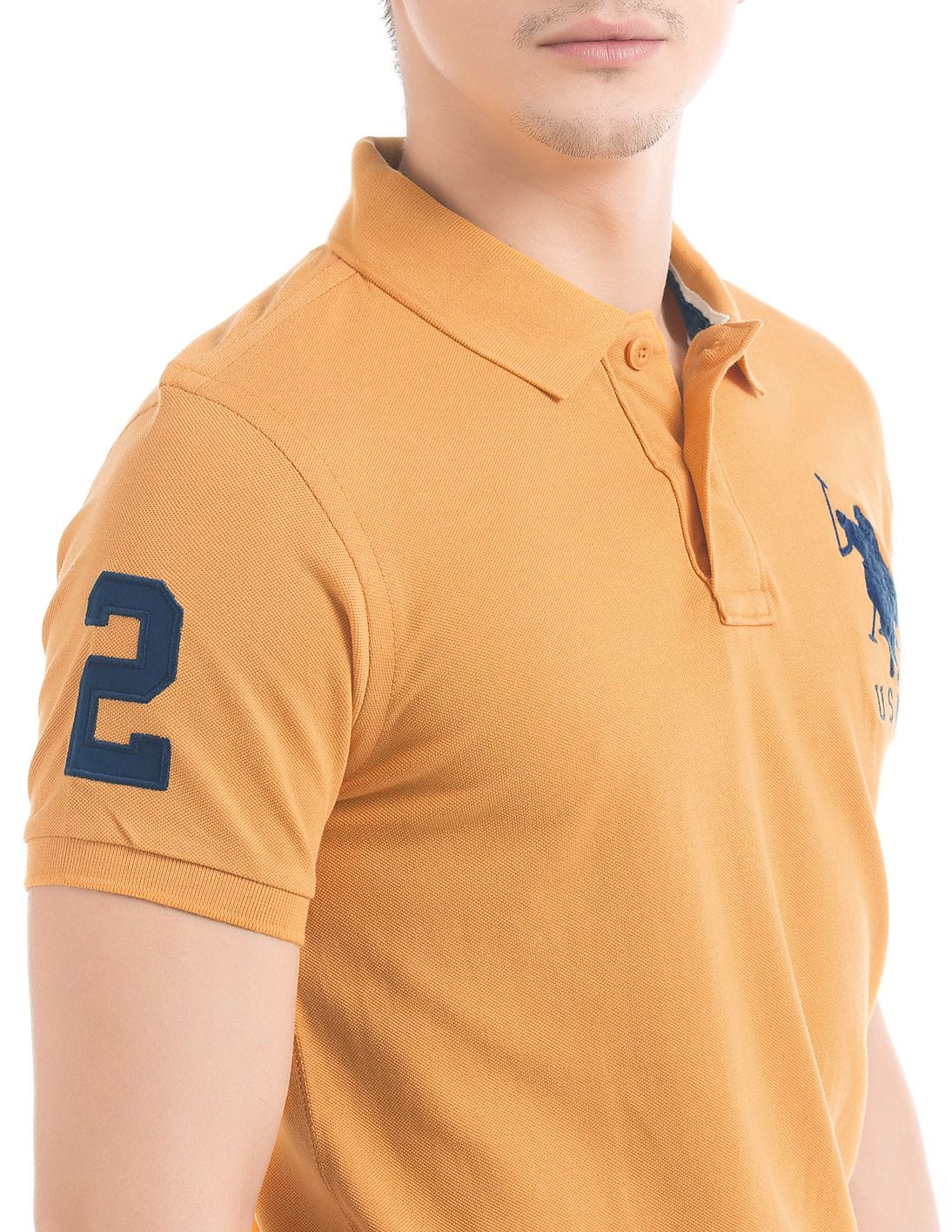 モ*ナ様 Supreme Twill Applique Polo \"Yellow Supreme-Twill-Applique-Polo-