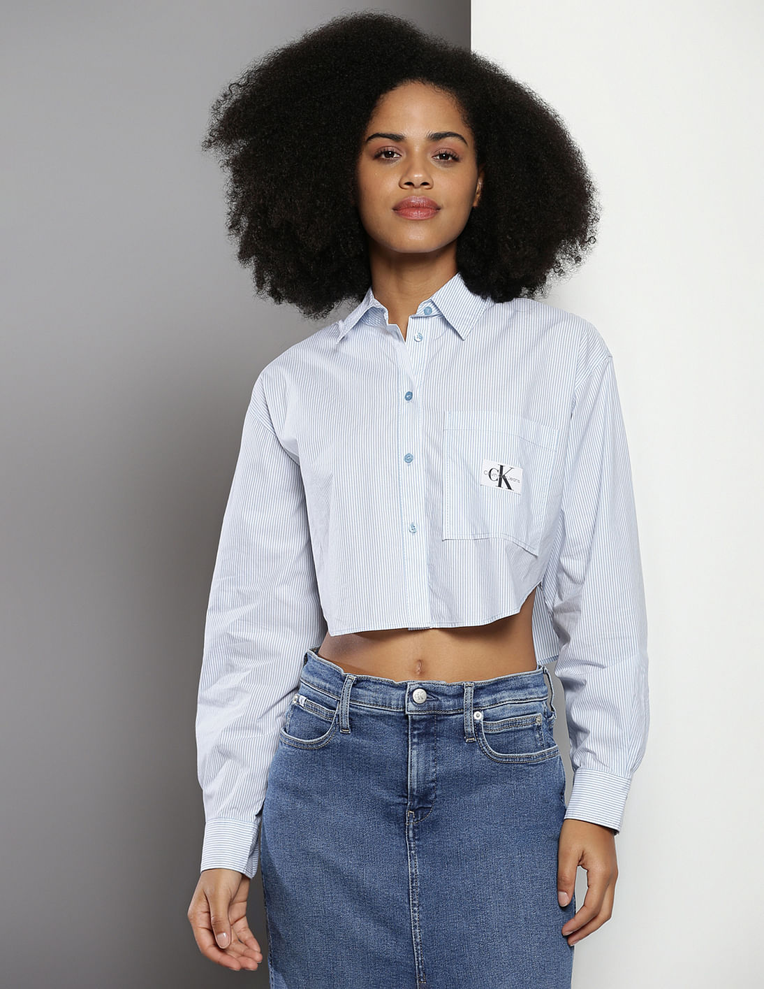 シャツ IONSEOUL Garments Pixel Crop Shirt (3color) JP5D0005 iscreamcolour MOF – Future Fusion Online