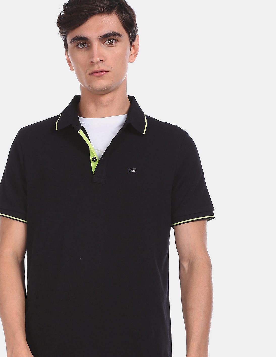 Buy Arrow Sports Short Sleeve Cotton Solid Polo Shirt - NNNOW.com