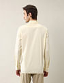 Arrow Textured Manhattan Slim Fit Ceremonial Shirt