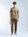 Flying Machine 90's Cobain Loose Fit Cropped Trousers