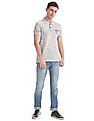 U.S. Polo Assn. Denim Co. Muscle Fit Heathered Polo Shirt