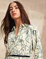 U.S. Polo Assn. Women Abstract Printed Midi Shirt Dress