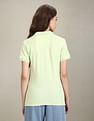 U.S. Polo Assn. Women Solid Slim Polo Shirt