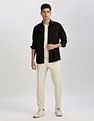 Calvin Klein Jeans Logo Slim Fit Jaquard Woven Shirt