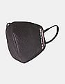 U.S. Polo Assn. Unisex Adults Black Triple Layer Anti Pollution Outdoor Reusable Airmesh Face Masks - Pack Of 2