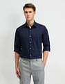 Arrow Geometric Print Manhattan Slim Shirt