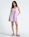 Tommy Hilfiger Back Tie Poplin Strap Dress