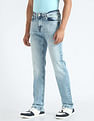 Flying Machine Relax Straight Fit Stone Wash Jeans