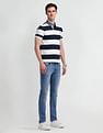 U.S. Polo Assn. Denim Co. Horizontal Striped Slim Fit Polo Shirt