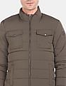 U.S. Polo Assn. Stand Collar Solid Puffer Jacket