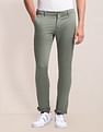 U.S. Polo Assn. Slim Straight Fit Solid Trousers