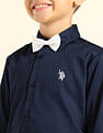 U.S. Polo Assn. Kids Boys Pure Cotton Satin Shirt