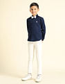 U.S. Polo Assn. Kids Boys Pure Cotton Satin Shirt