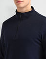 Arrow Textured Regular Fit Sweatshirt