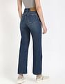 Calvin Klein Jeans Womens Whiskered Straight Fit Jeans