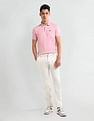 Arrow Sport Textured pattern Regular Polo Shirt