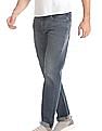 Flying Machine Django Slim Straight Fit Washed Jeans