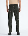Flying Machine Corduroy Embroidered Trousers
