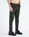 Flying Machine Corduroy Embroidered Trousers