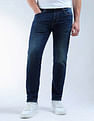 Flying Machine Slash Slim Tapered Fit Authentic Signature Jeans