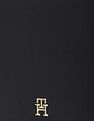 Tommy Hilfiger Solid Black PU Sling Bag