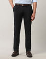 Arrow Regular Fit Mid Rise Trousers