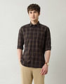 Arrow Sport Grid Tattersall Checked Dobby Shirt