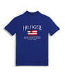 Tommy Hilfiger Kids Printed Regular Fit Polo T-Shirt