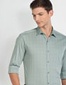 Arrow Windowpane Check Slim Shirt
