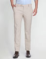 Arrow Geometric Dobby Smart Flex Formal Trousers