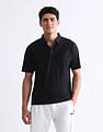 USPA Active Textured Slim Fit Polo Shirt