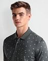 Arrow Sports All Over Print Cotton Polo Shirt