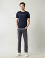 Arrow Newyork Brand Printed Night Is Young T-Shirt