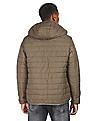 Flying Machine Detachable Hood Quilted Jacket