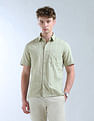 Flying Machine Solid Regular Fit Shirt
