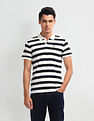 Arrow Sport Horizontal Stripe Regular Fit Polo Shirt