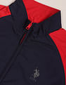 U.S. Polo Assn. High Neck Raglan Sleeve Reversible Jacket