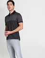 Arrow Horizontal Striped Mercerised Cotton Polo Shirt
