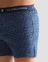 USPA Innerwear Printed Cotton OEX09 Boxers - Pack Of 2