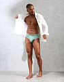 U.S. Polo Assn. Solid Low Rise OEB15 Briefs - Pack Of 3